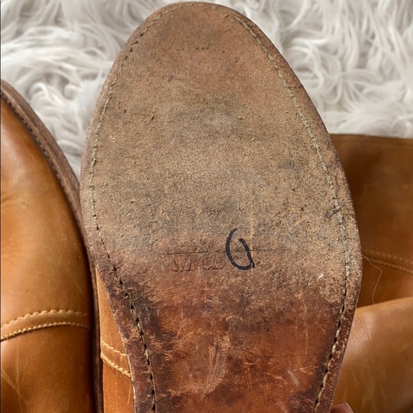 • Frye • Dorado Lug Riding Boots Cognac 6 Brown - Picture 5 of 5